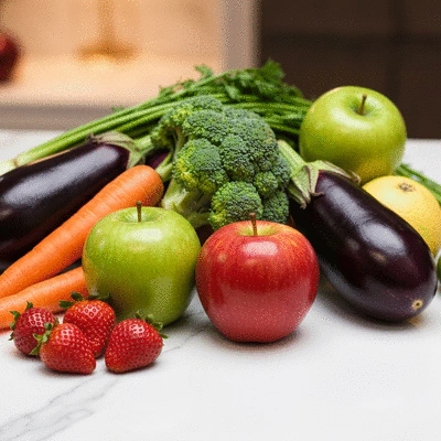 Assortment of meal prep containers filled with healthy food
