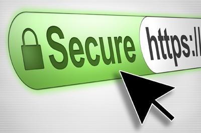 Using HTTPS makes your site secure